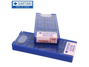 Sumitomo cnc inserts carbide TPGT080202L-W. T1200A