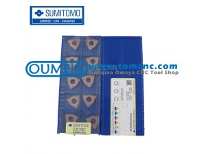Sumitomo tungsten carbide drill bit inserts WCMT080412FN ACZ330 